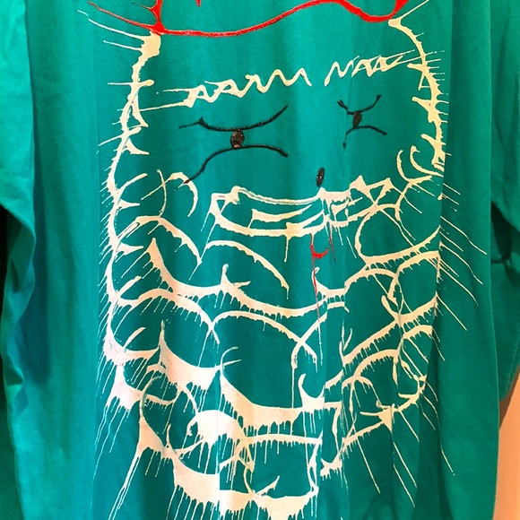 Oversized rare vintage ugly sweater Santa tee/dress - Picture 7 of 12